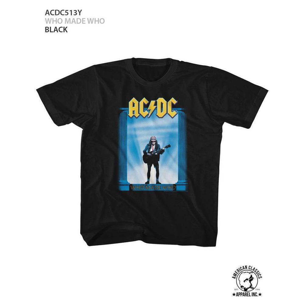 Acdc Who Made Who Black Childrens T Shirt